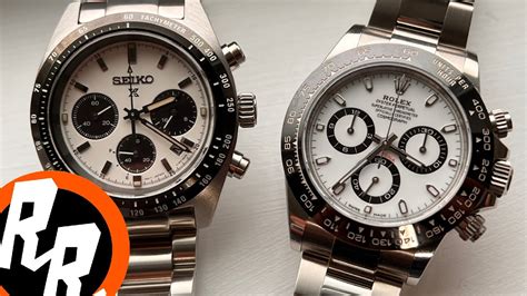 rolex daytona homage|seiko speedtimer vs rolex daytona.